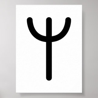ALGIZ Nordic Rune (Protection, Connection) | Elder Poster
