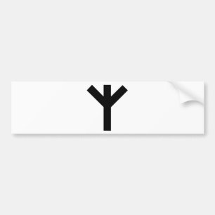 algiz rune bumper sticker