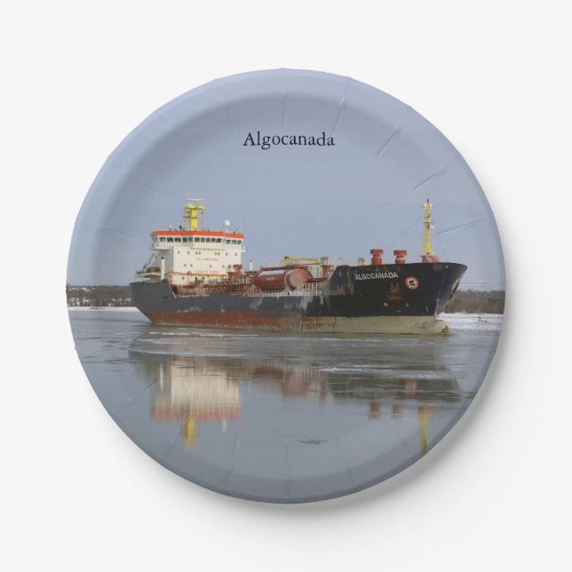 Algocanada paper plate (Front)