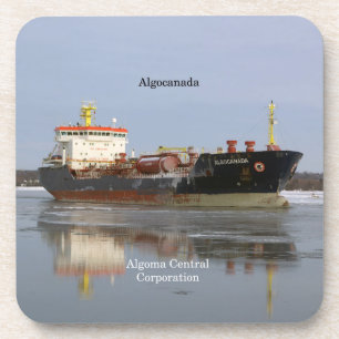 Algocanada set of 6 hard plastic coasters