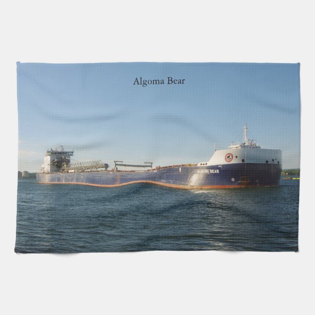 Algoma Bear kitchen towel (Horizontal)