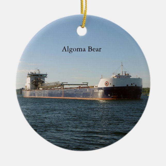 Algoma Bear ornament (Front)