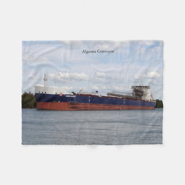 Algoma Conveyor fleece blanket (Front (Horizontal))