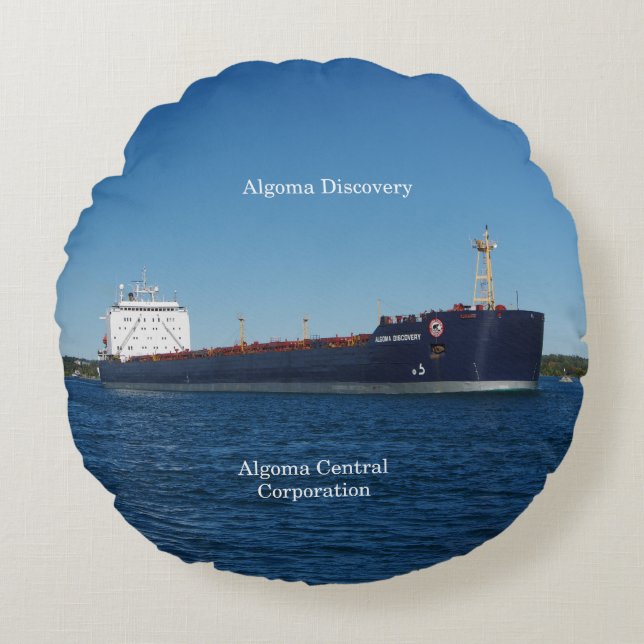 Algoma Discovery round pillow (Front)