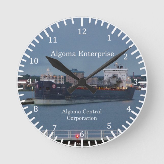 Algoma Enterprise clock (Front)
