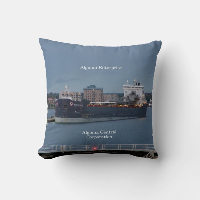 Algoma Enterprise square pillow (Front)