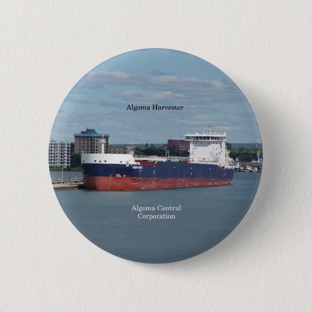 Algoma Harvester button (Front)