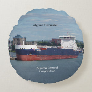 Algoma Harvester round pillow