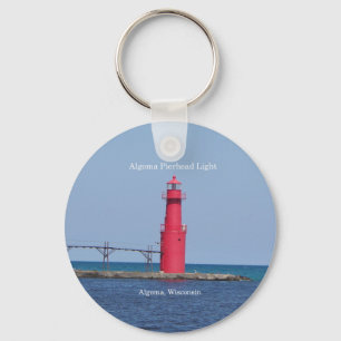 Algoma Pierhead Light key chain