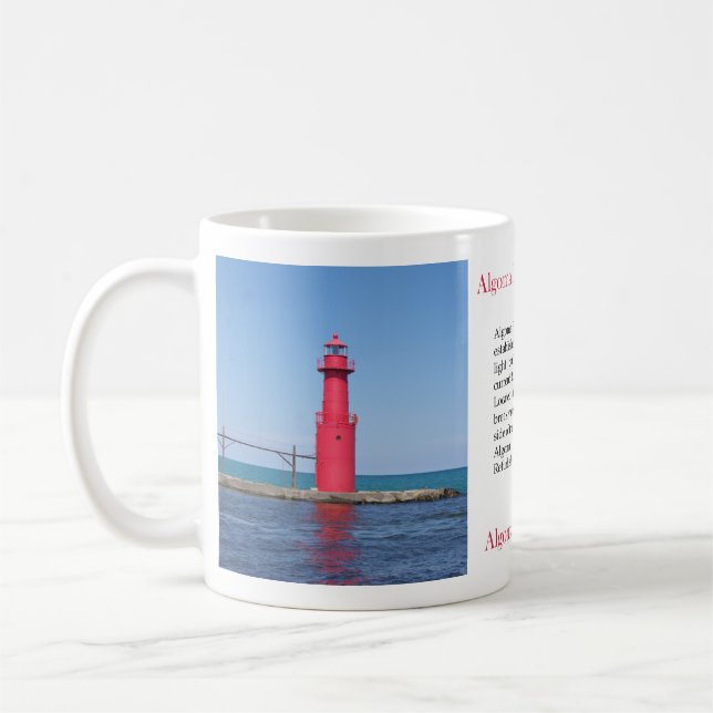 Algoma Pierhead Light mug (Left)