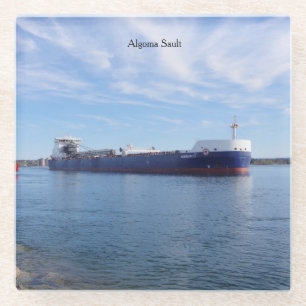 Algoma Sault glass coaster
