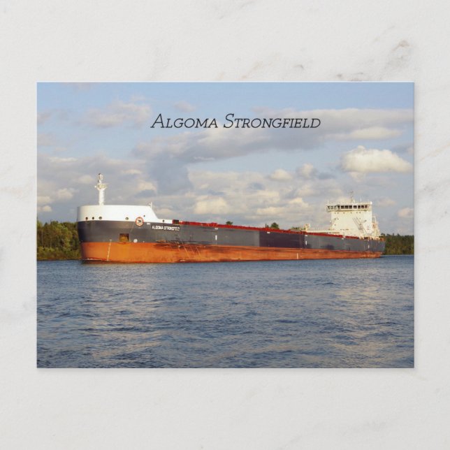 Algoma Strongfield post card (Front)