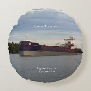 Algoma Transport round pillow