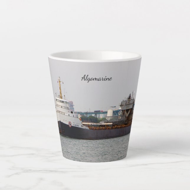 Algomarine latte mug (Front)