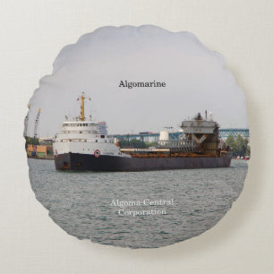 Algomarine round pillow