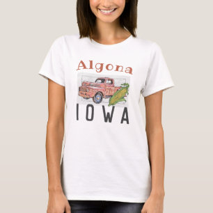 Algona Iowa, Vintage Truck T-Shirt