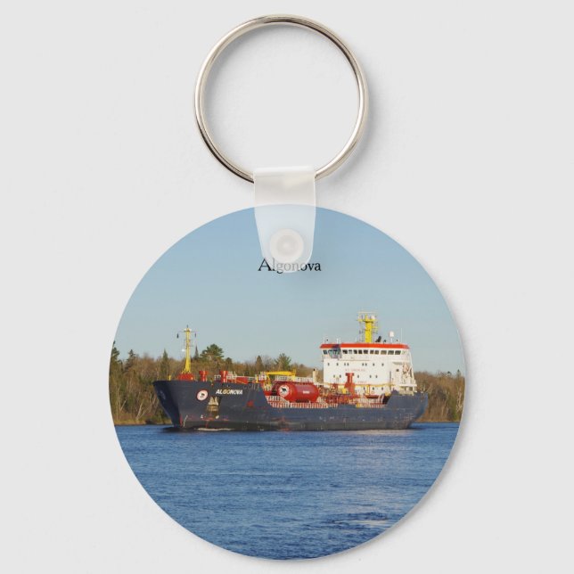 Algonova button key chain (Front)
