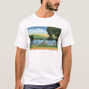 Algonquin Bay View of Buck Mt and Pilot Knob T-Shirt