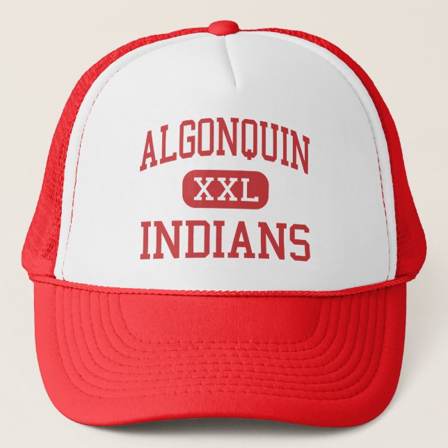 Algonquin - Indians - Middle - Algonquin Illinois Trucker Hat (Front)