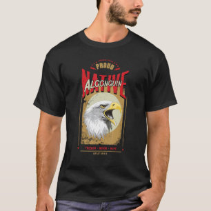 Algonquin Native American Eagle Spirit Vintage Hon T-Shirt