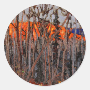 Algonquin Park Classic Round Sticker