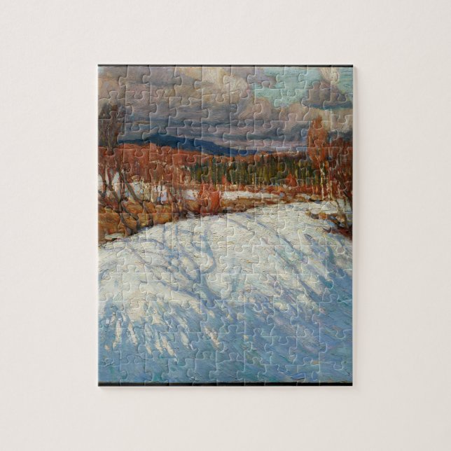 Algonquin Park Landscape Painting by Tom Thomson Jigsaw Puzzle (Vertical)