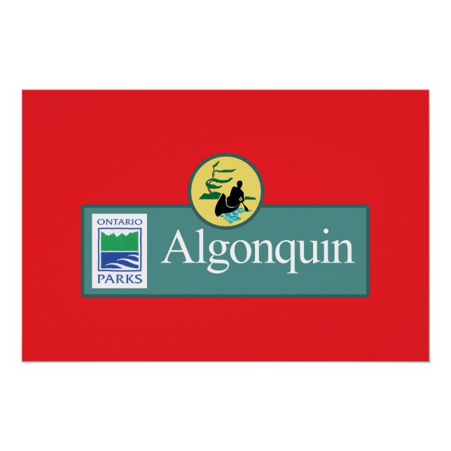 Algonquin Park Poster (Front)