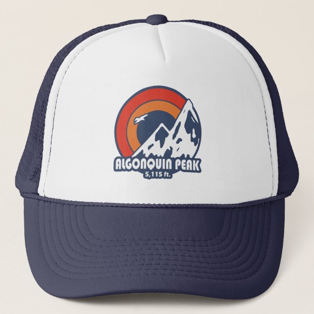 Algonquin Peak Sun Eagle Trucker Hat (Front)
