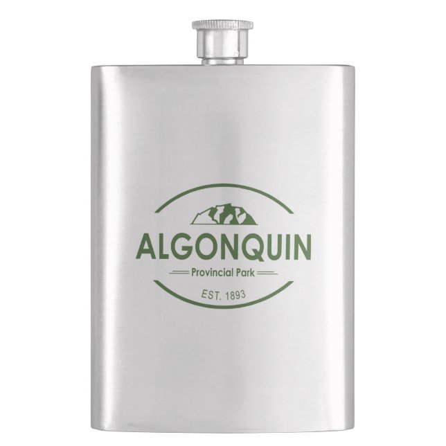 Algonquin Provincial Park Hip Flask (Front)
