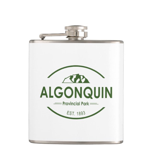 Algonquin Provincial Park Hip Flask (Front)