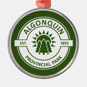 Algonquin Provincial Park Metal Ornament