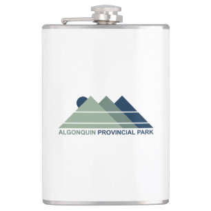 Algonquin Provincial Park Mountain Sun Hip Flask