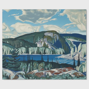 Algonquin Provincial Park Painting by AJ Casson  Wrapping Paper