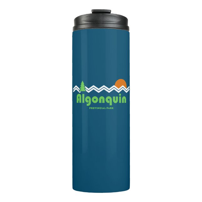 Algonquin Provincial Park Retro Thermal Tumbler (Front)