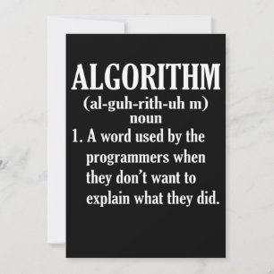 Algorithm Definition Computer Programming Invitation