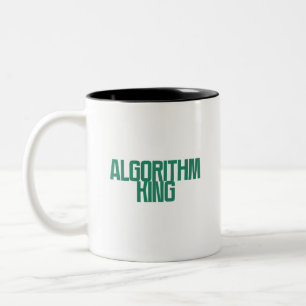 Algorithm King Data Science Machine Learning Two-Tone Coffee Mug