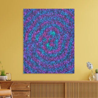 Algorithmic Mathematical Art Pattern  Canvas Print