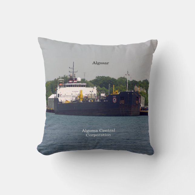 Algosar square pillow (Front)