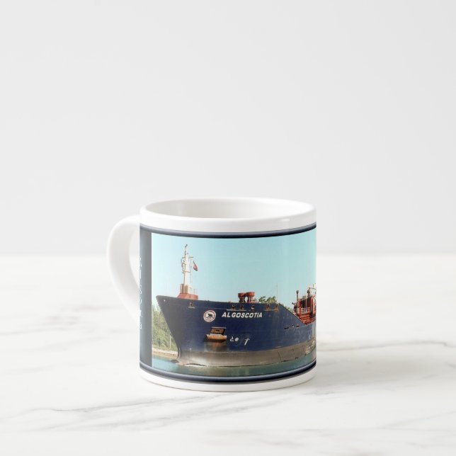 Algoscotia espresso mug (Front Left)