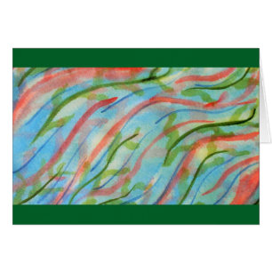 Algue abstraite d'aquarelle