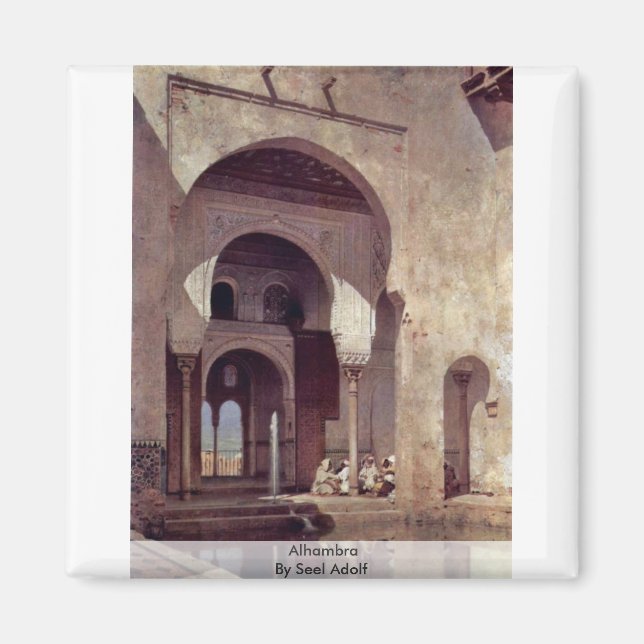 Alhambra By Seel Adolf Magnet (Front)