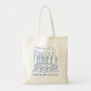 Alhambra Court of the Lions 1 Tote Bag