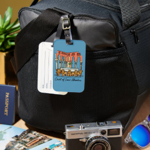 Alhambra Court of the Lions 3 Luggage Tag