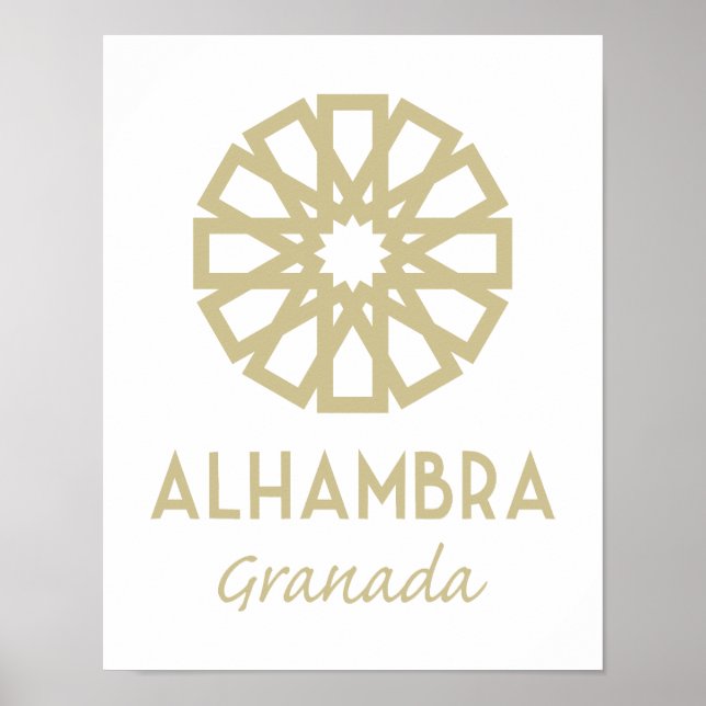 Alhambra Granada 1 Poster (Front)