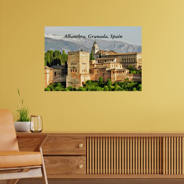 Alhambra, Granada, Andalusia, Spain Poster (Living Room 2)