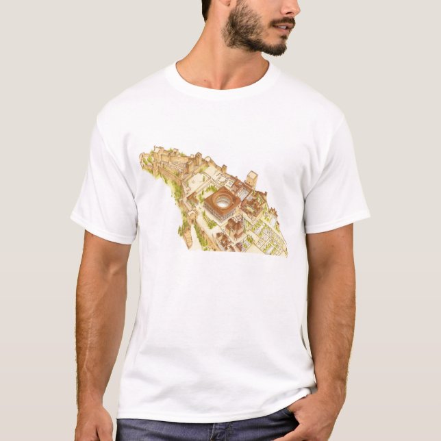 Alhambra Granada Spain. Castle and palaces T-Shirt (Front)