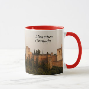 Alhambra Granada Spain Ringer Mug