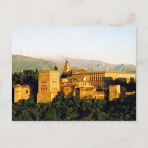 alhambra palace postcard