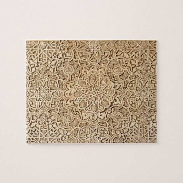 Alhambra pattern jigsaw puzzle (Horizontal)