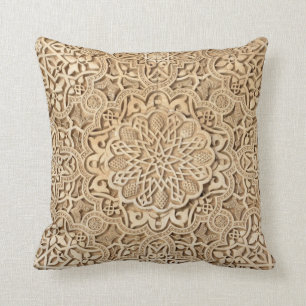 Alhambra pattern throw pillow